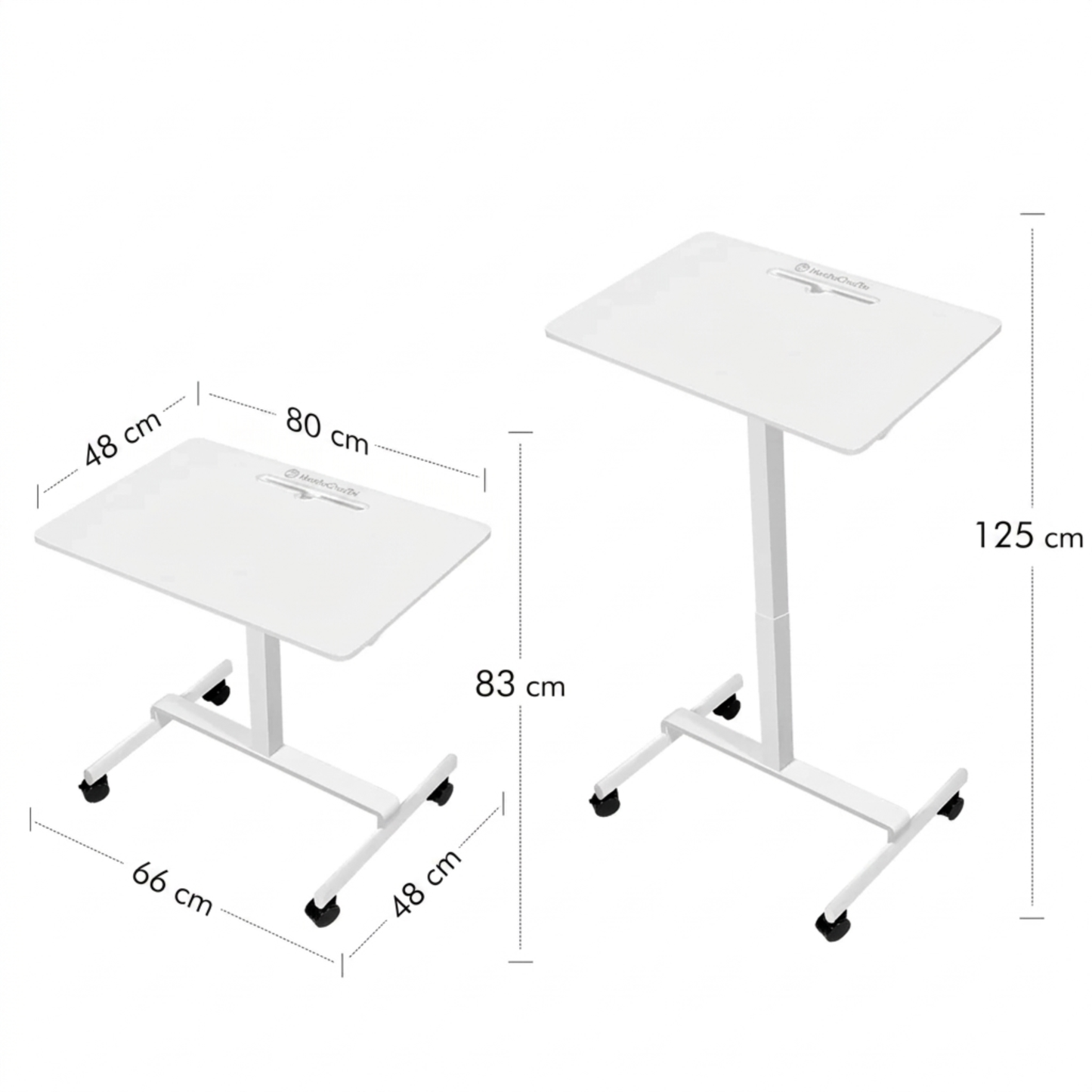 BUREAU MOBILE ASSIS-DEBOUT 80×48cm MCT-2
