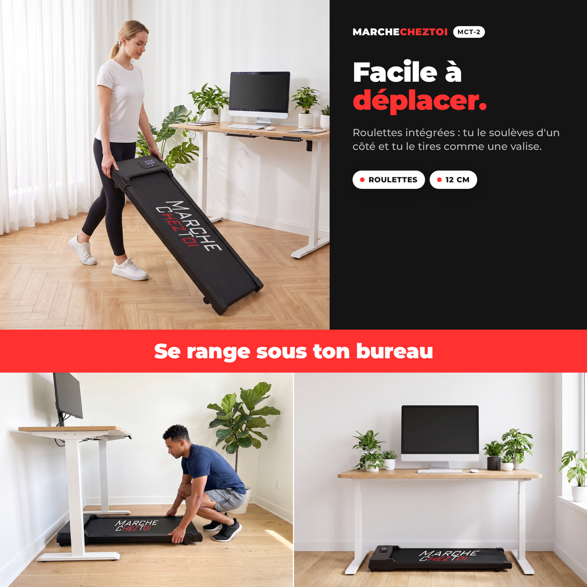 TAPIS DE MARCHE MCT-2 INCLINABLE